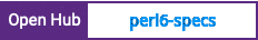 Open Hub project report for perl6-specs