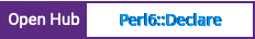 Open Hub project report for Perl6::Declare
