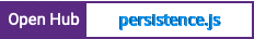 Open Hub project report for persistence.js