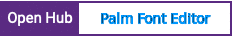 Open Hub project report for Palm Font Editor