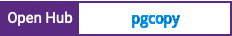 Open Hub project report for pgcopy