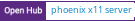 Open Hub project report for phoenix x11 server