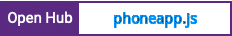 Open Hub project report for phoneapp.js
