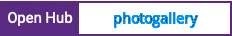 Open Hub project report for photogallery