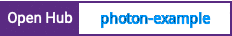 Open Hub project report for photon-example