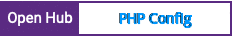 Open Hub project report for PHP Config
