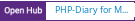 Open Hub project report for PHP-Diary for MySQL or file