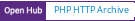 Open Hub project report for PHP HTTP Archive