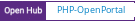 Open Hub project report for PHP-OpenPortal