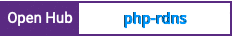 Open Hub project report for php-rdns