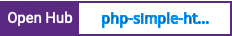 Open Hub project report for php-simple-html-dom-parser