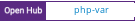Open Hub project report for php-var