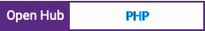 Open Hub project report for PHP