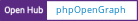 Open Hub project report for phpOpenGraph