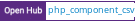 Open Hub project report for php_component_csv