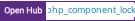 Open Hub project report for php_component_lock