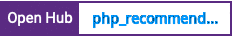 Open Hub project report for php_recommendations