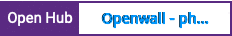 Open Hub project report for Openwall - phpass