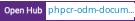 Open Hub project report for phpcr-odm-documentation