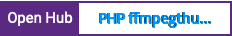 Open Hub project report for PHP ffmpegthumbnailer
