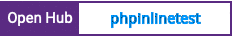 Open Hub project report for phpinlinetest
