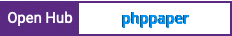 Open Hub project report for phppaper