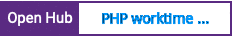 Open Hub project report for PHP worktime attendance recorder