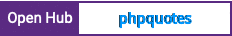 Open Hub project report for phpquotes