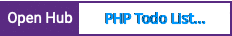 Open Hub project report for PHP Todo List Manager