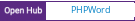 Open Hub project report for PHPWord