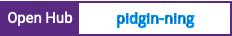Open Hub project report for pidgin-ning