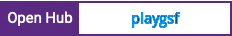 Open Hub project report for playgsf