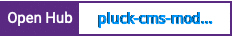 Open Hub project report for pluck-cms-modules