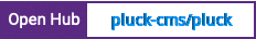 Open Hub project report for pluck-cms/pluck