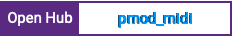 Open Hub project report for pmod_midi