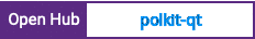 Open Hub project report for polkit-qt