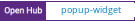 Open Hub project report for popup-widget