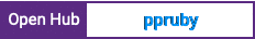 Open Hub project report for ppruby