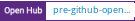 Open Hub project report for pre-github-open-source-projects