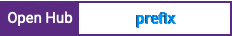 Open Hub project report for prefix
