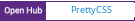 Open Hub project report for PrettyCSS