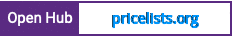 Open Hub project report for pricelists.org