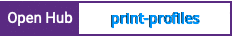 Open Hub project report for print-profiles