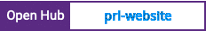 Open Hub project report for prl-website