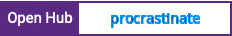 Open Hub project report for procrastinate