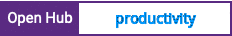 Open Hub project report for productivity