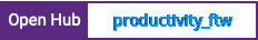 Open Hub project report for productivity_ftw