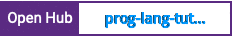 Open Hub project report for prog-lang-tutorial