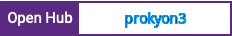 Open Hub project report for prokyon3