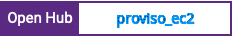 Open Hub project report for proviso_ec2